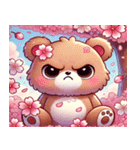 クマと桜のスタンプ@SFW（個別スタンプ：21）