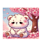 クマと桜のスタンプ@SFW（個別スタンプ：22）