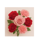 母の日＊彩り花だより（個別スタンプ：3）
