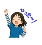 いつも元気！ まなちゃんスタンプ（個別スタンプ：4）
