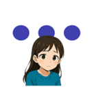 いつも元気！ まなちゃんスタンプ（個別スタンプ：20）