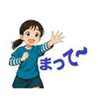 いつも元気！ まなちゃんスタンプ（個別スタンプ：25）