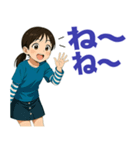 いつも元気！ まなちゃんスタンプ（個別スタンプ：26）