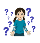 いつも元気！ まなちゃんスタンプ（個別スタンプ：28）