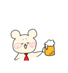 社会人のくまち(たぶんくま)（個別スタンプ：3）
