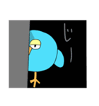 挙動不審ハチドリ（個別スタンプ：4）