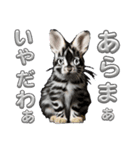 うさちゃんリアクションスタンプ（個別スタンプ：6）