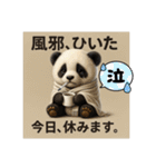 リアルかわいい日常パンダ2☆（個別スタンプ：13）