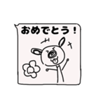 お花とやさしいらくがき犬コディー（個別スタンプ：38）