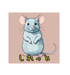 表情いろいろ♪ネズミスタンプ（個別スタンプ：25）
