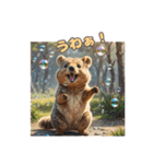 愛らしいクオッカ4（日本語）（個別スタンプ：15）