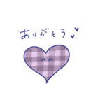 日常使い可愛いギンガムチェック（個別スタンプ：16）