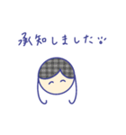 日常使い可愛いギンガムチェック（個別スタンプ：31）