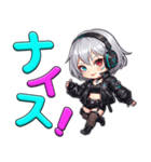 毎日使えるフレーズ電脳不良娘（個別スタンプ：22）