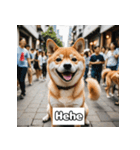 もふもふ柴犬の日常リアクション（個別スタンプ：16）