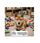 もふもふ柴犬の日常リアクション（個別スタンプ：34）