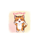三毛猫の笑顔と涙（個別スタンプ：5）
