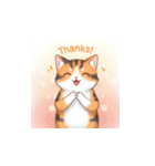 三毛猫の笑顔と涙（個別スタンプ：9）