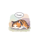 三毛猫の笑顔と涙（個別スタンプ：11）