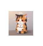 三毛猫の笑顔と涙（個別スタンプ：14）