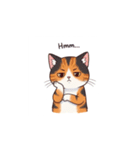 三毛猫の笑顔と涙（個別スタンプ：17）