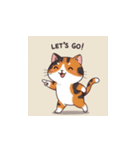 三毛猫の笑顔と涙（個別スタンプ：19）