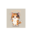 三毛猫の笑顔と涙（個別スタンプ：21）