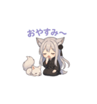 キツネ娘のふわつき日和（個別スタンプ：4）