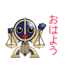 十二星座物語☆天秤座のてんびんくん☆（個別スタンプ：2）