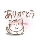 ちびねっこ☆ず～っと使えるあいさつ（個別スタンプ：5）