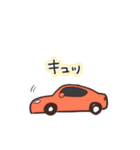 車は喋らないけど（個別スタンプ：4）