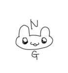 今日も頑張るうさぎちゃん（個別スタンプ：19）