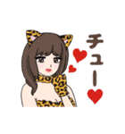 動くかわいいセクシーな女の子2（個別スタンプ：14）