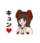 動くかわいいセクシーな女の子2（個別スタンプ：15）