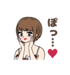 動くかわいいセクシーな女の子2（個別スタンプ：16）