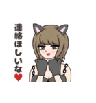 動くかわいいセクシーな女の子2（個別スタンプ：21）