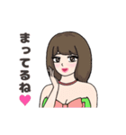 動くかわいいセクシーな女の子2（個別スタンプ：22）