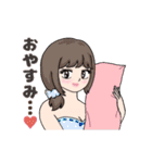 動くかわいいセクシーな女の子2（個別スタンプ：24）