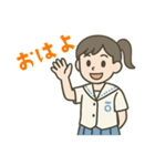 長崎の高校シリーズ1 夏服ver.（個別スタンプ：1）