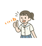 長崎の高校シリーズ1 夏服ver.（個別スタンプ：27）