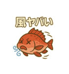 タイラバ行く時使えるマダイキャラスタンプ（個別スタンプ：6）