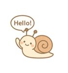 表情ゆたか♪かたつむりスタンプ（個別スタンプ：1）