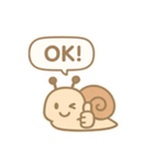 表情ゆたか♪かたつむりスタンプ（個別スタンプ：6）
