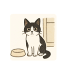 ハチワレにゃんずの日常（個別スタンプ：2）