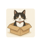 ハチワレにゃんずの日常（個別スタンプ：7）