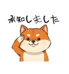 日常会話とあいさつ【柴犬②】（個別スタンプ：10）