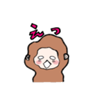 もふもふのおさる（個別スタンプ：10）