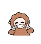 もふもふのおさる（個別スタンプ：13）