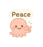 ふわふわタコの毎日スタンプ（個別スタンプ：34）
