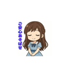 可愛いお嬢様のメッセージ（個別スタンプ：9）